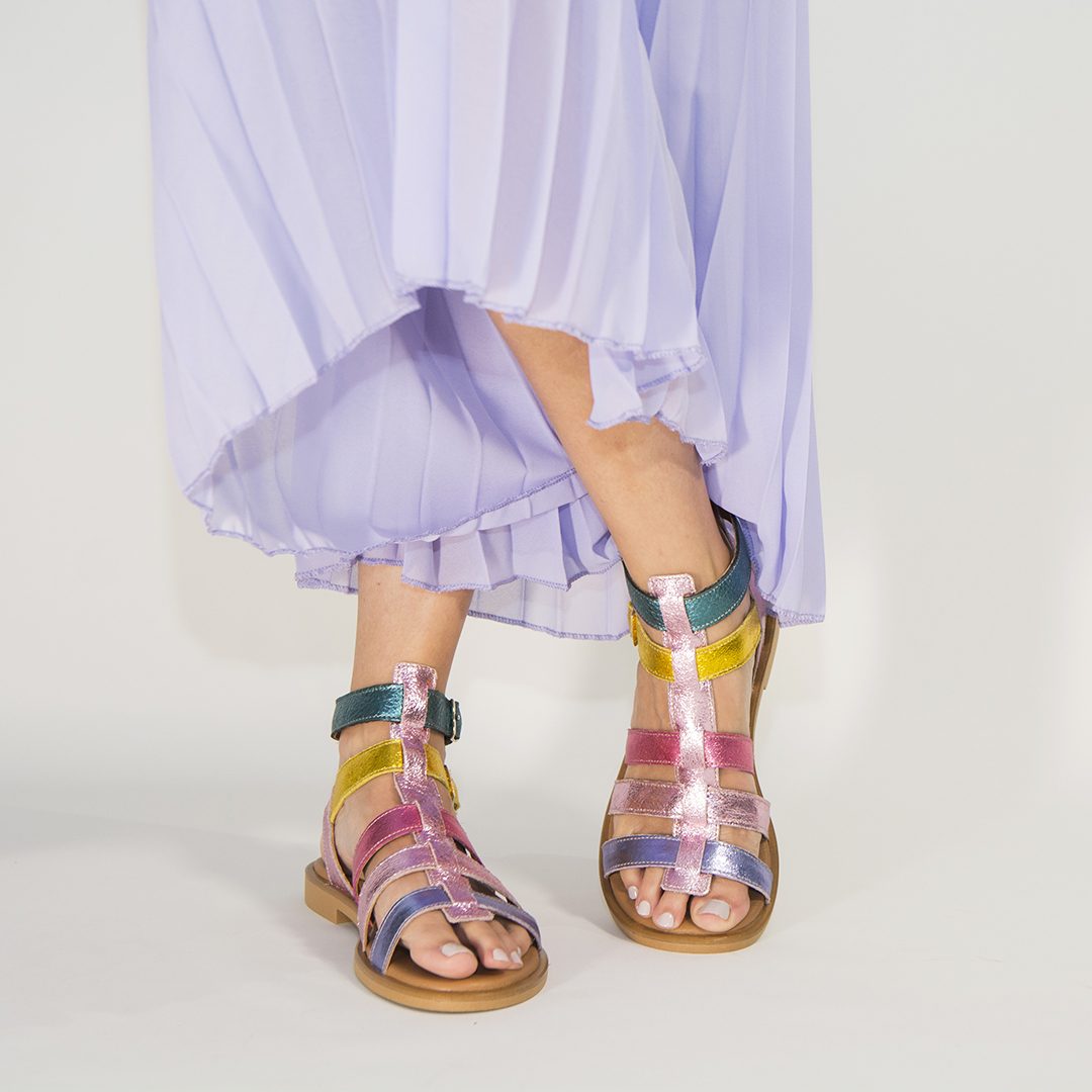 METALLIC COLORS SANDALS