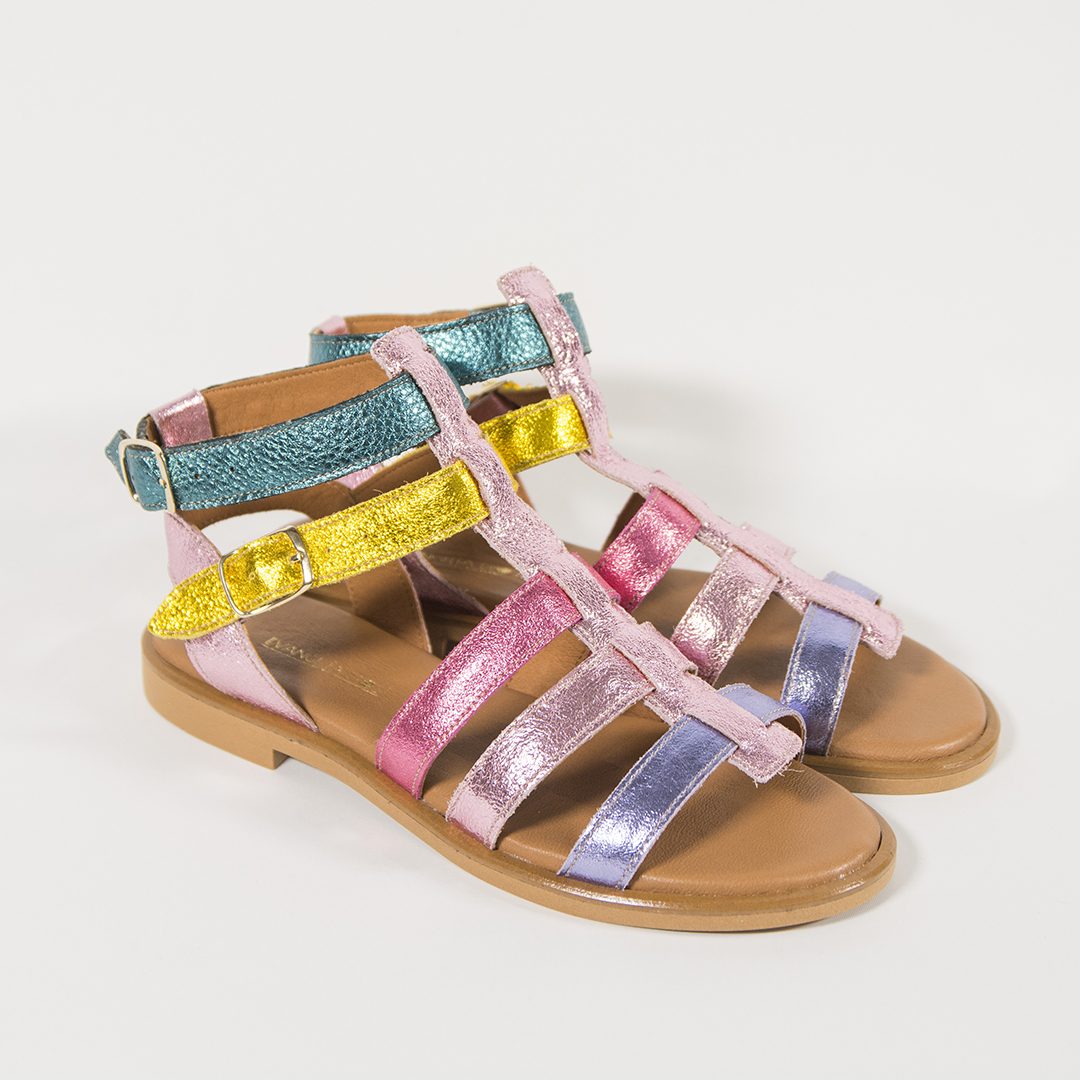 METALLIC COLORS SANDALS
