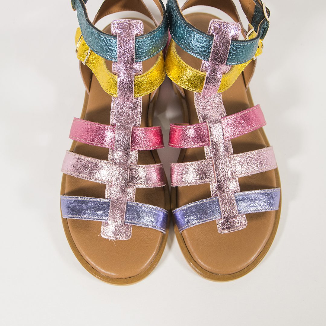 METALLIC COLORS SANDALS