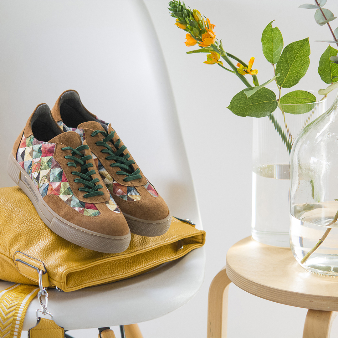 SNEAKERS NEW BROWN-GEO