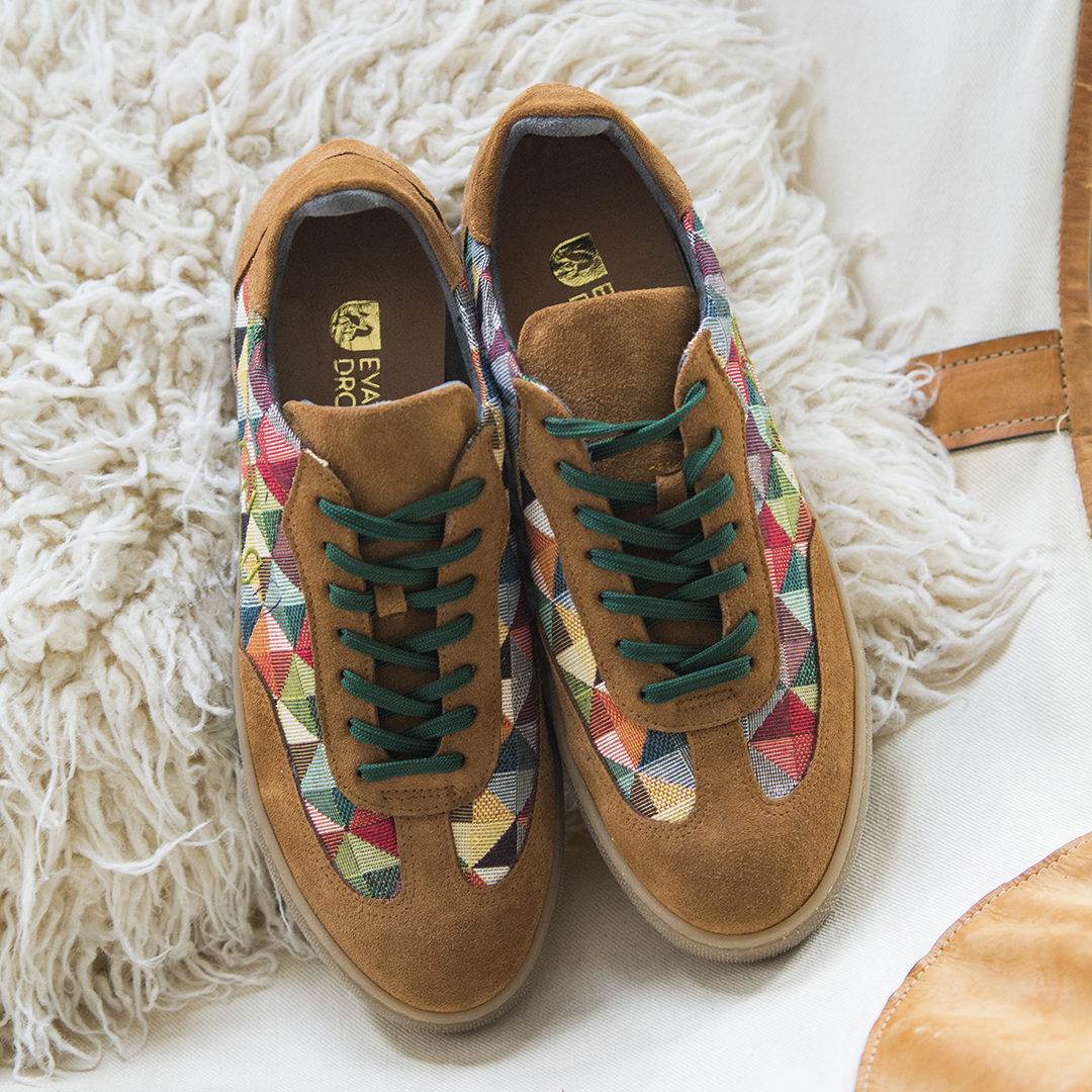 SNEAKERS NEW BROWN-GEO