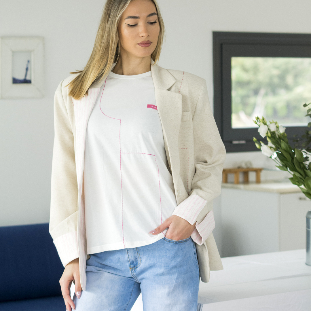 ΣΑΚΑΚΙ ΜΠΕΖ ΜΕ ΡΟΖ ΛΕΠΤΟΜΕΡΕΙΕΣ