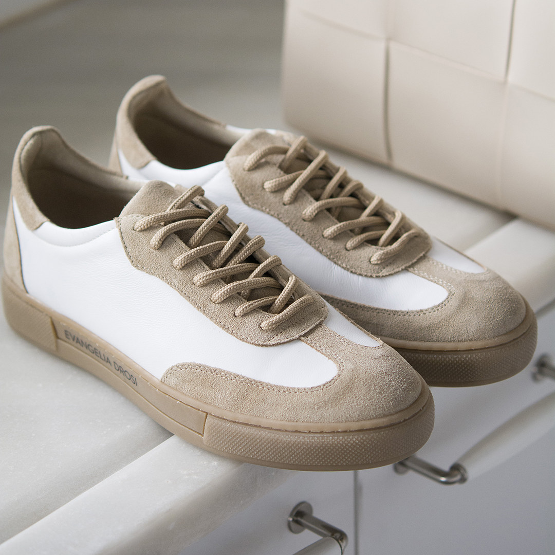 SNEAKERS ΛΕΥΚΟ/ΠΟΥΡΟ