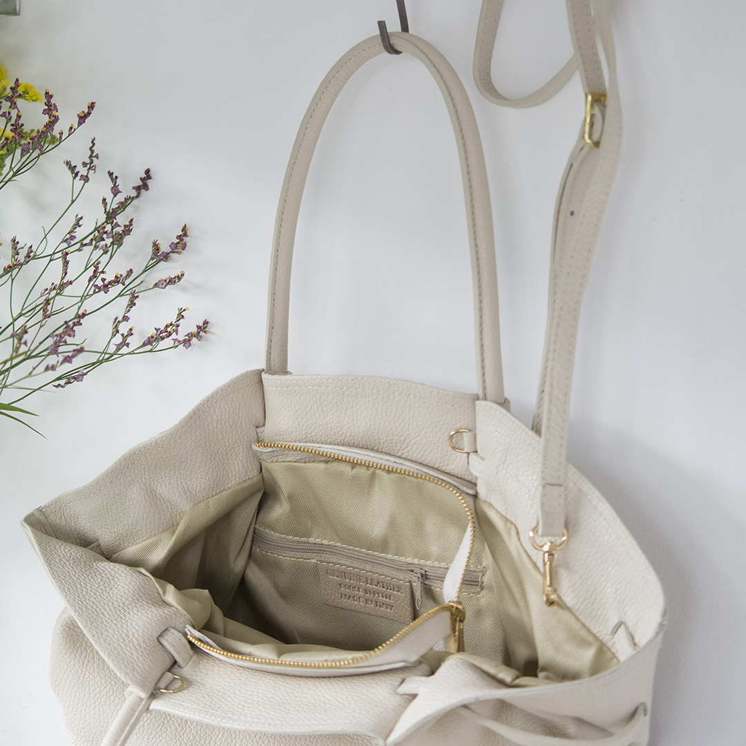 ΤΣΑΝΤΑ ΑΠΟ ΔΕΡΜΑ SHOPPER NEW