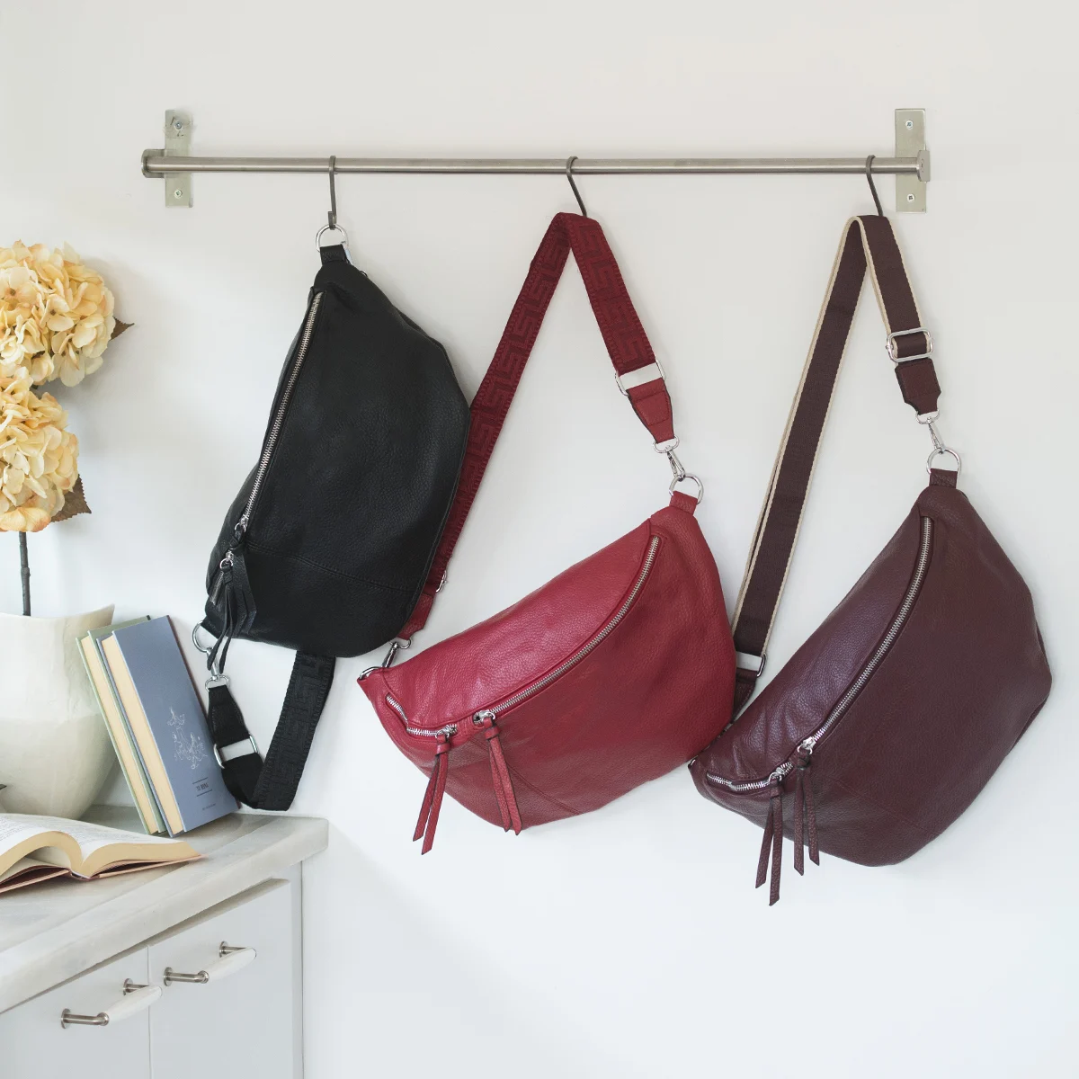 Γυναικεία Τσάντα Μπανάνα Large από Τεχνόδερμα