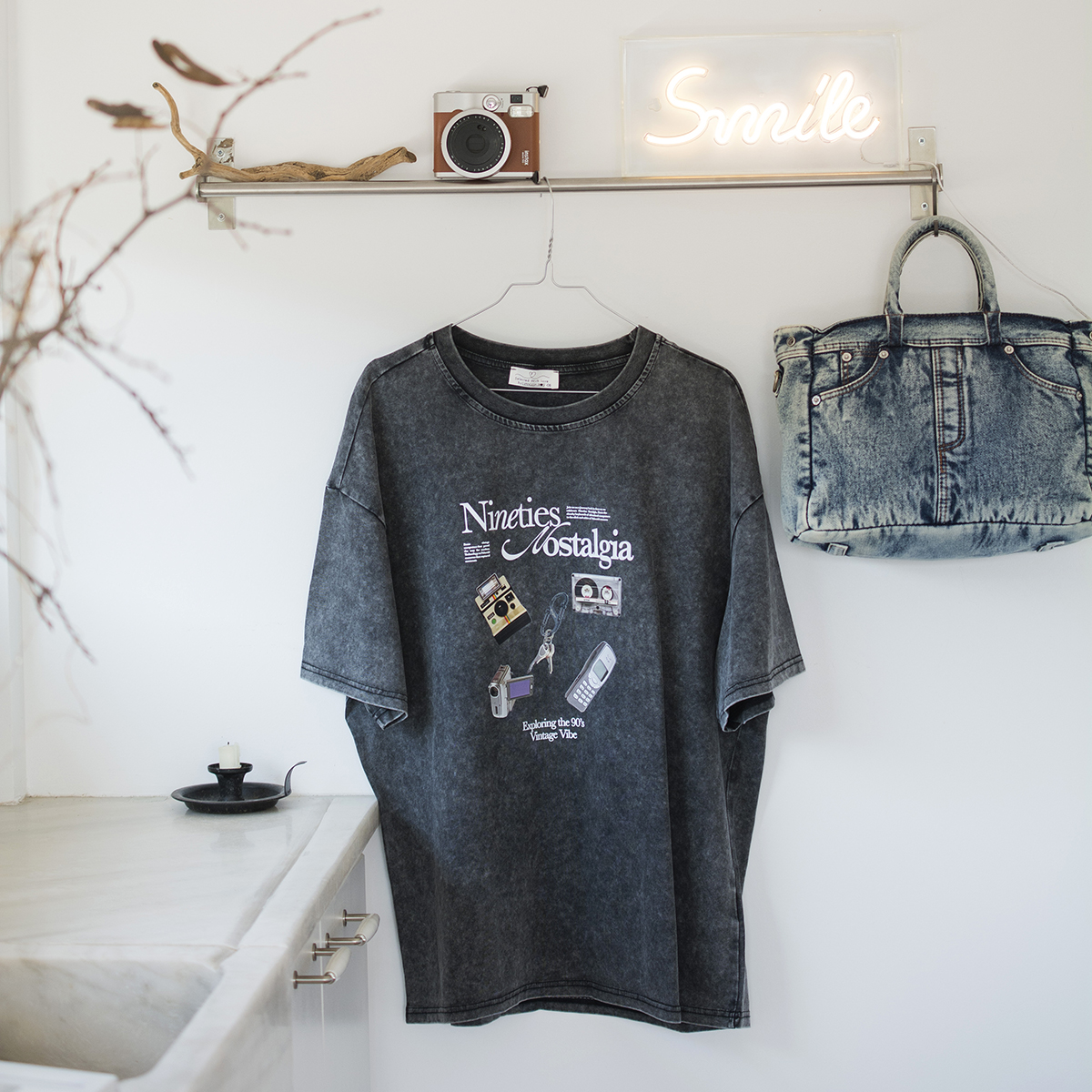 ΜΠΛΟΥΖΑ ΓΚΡΙ VINTAGE VIBE