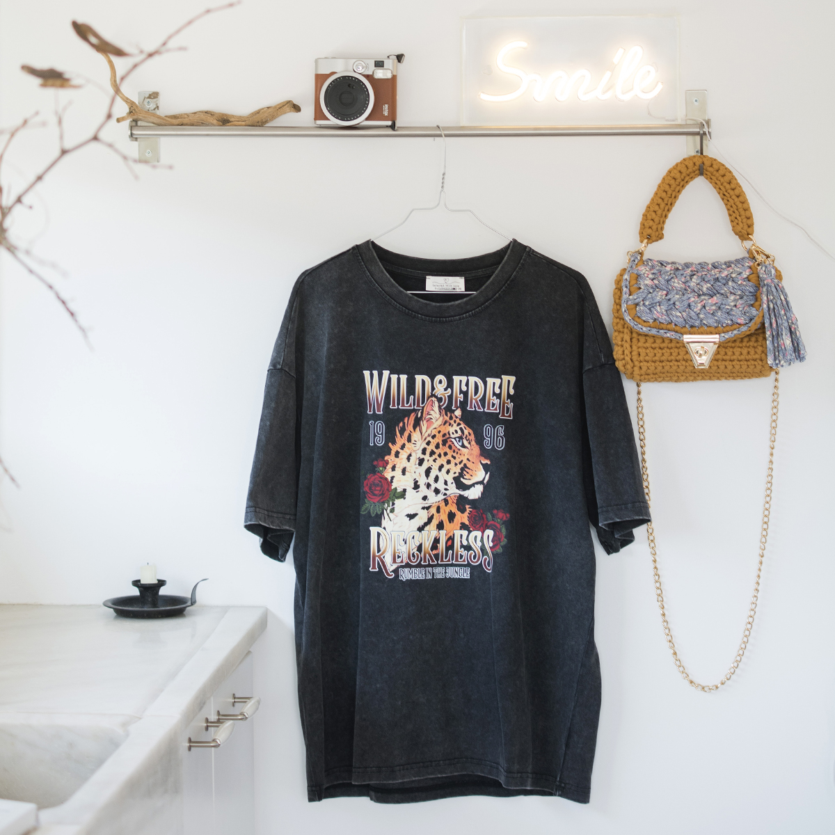 ΜΠΛΟΥΖΑ ΓΚΡΙ WILD AND FREE