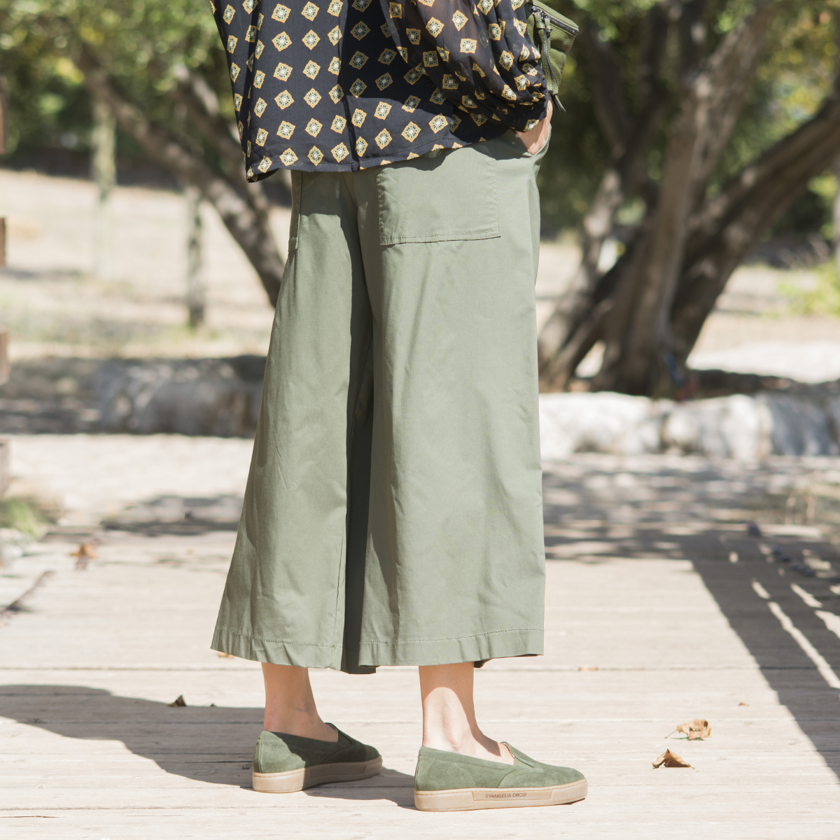 ΠΑΝΤΕΛΟΝΙ CROP ΛΑΔΙ