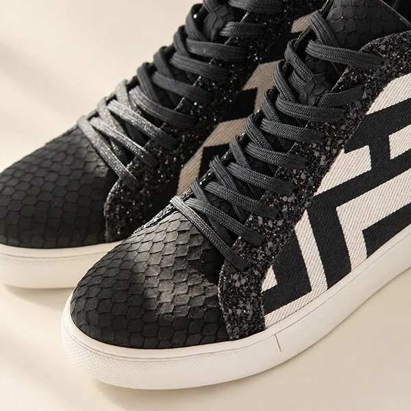 Γυναικεία Δερμάτινα Sneakers Boots Maiandros