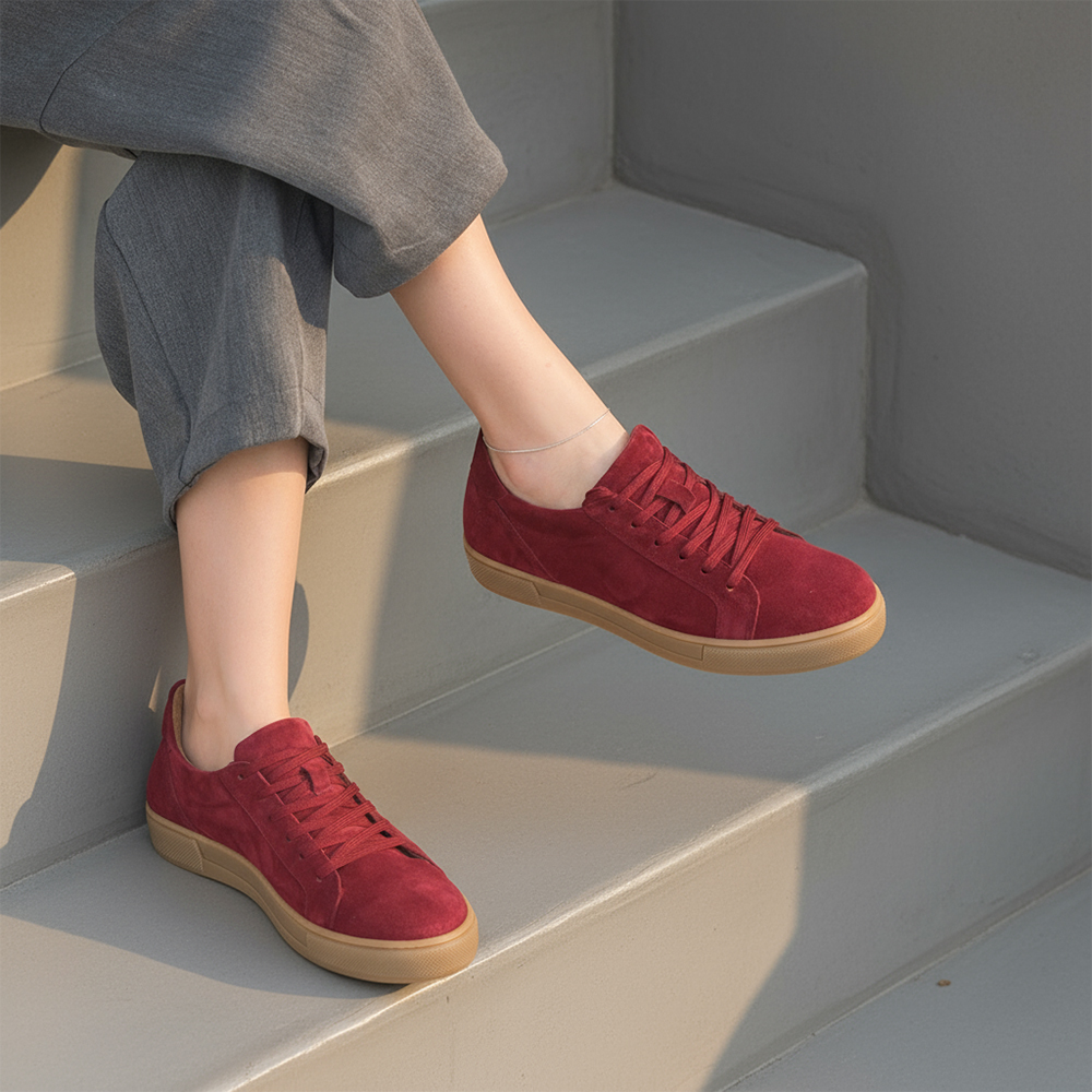 SNEAKERS ΜΠΟΡΝΤΟ SUEDE