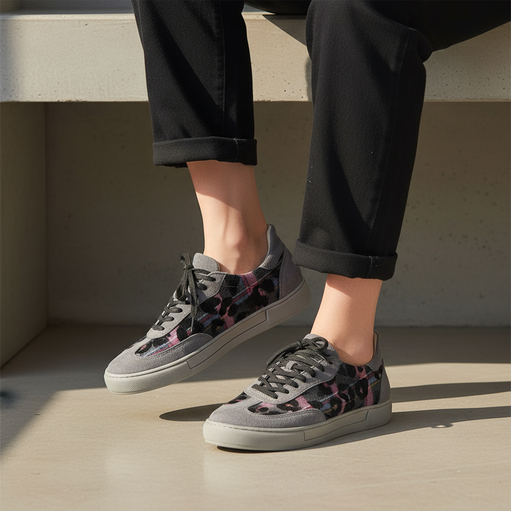 SNEAKERS LEOPAR PLAID