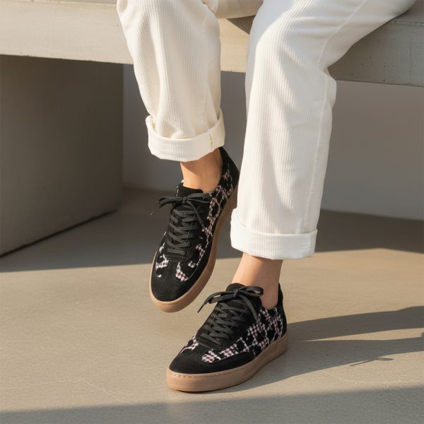 SNEAKERS LEOPAR PLAID