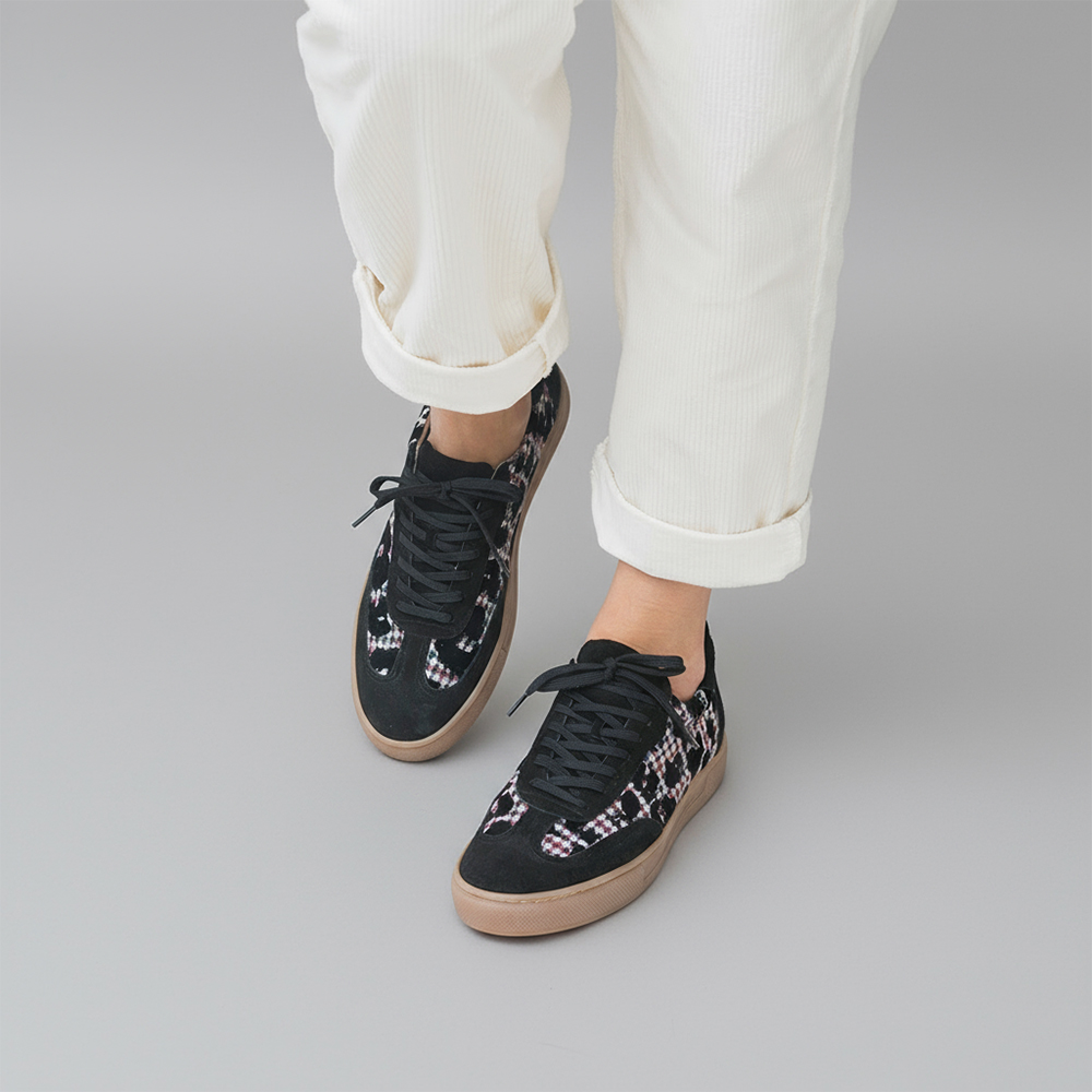 SNEAKERS LEOPAR PLAID