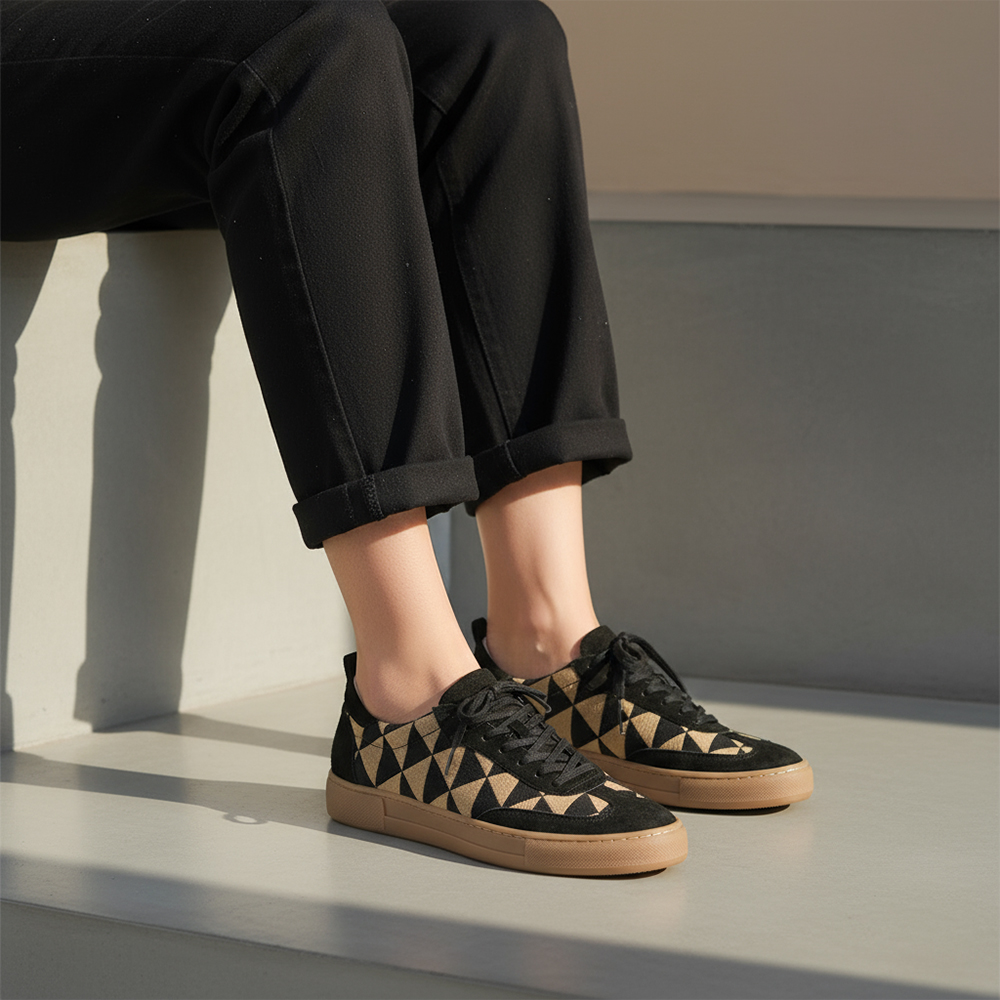 SNEAKERS ΜΑΥΡΑ TRIANGLE