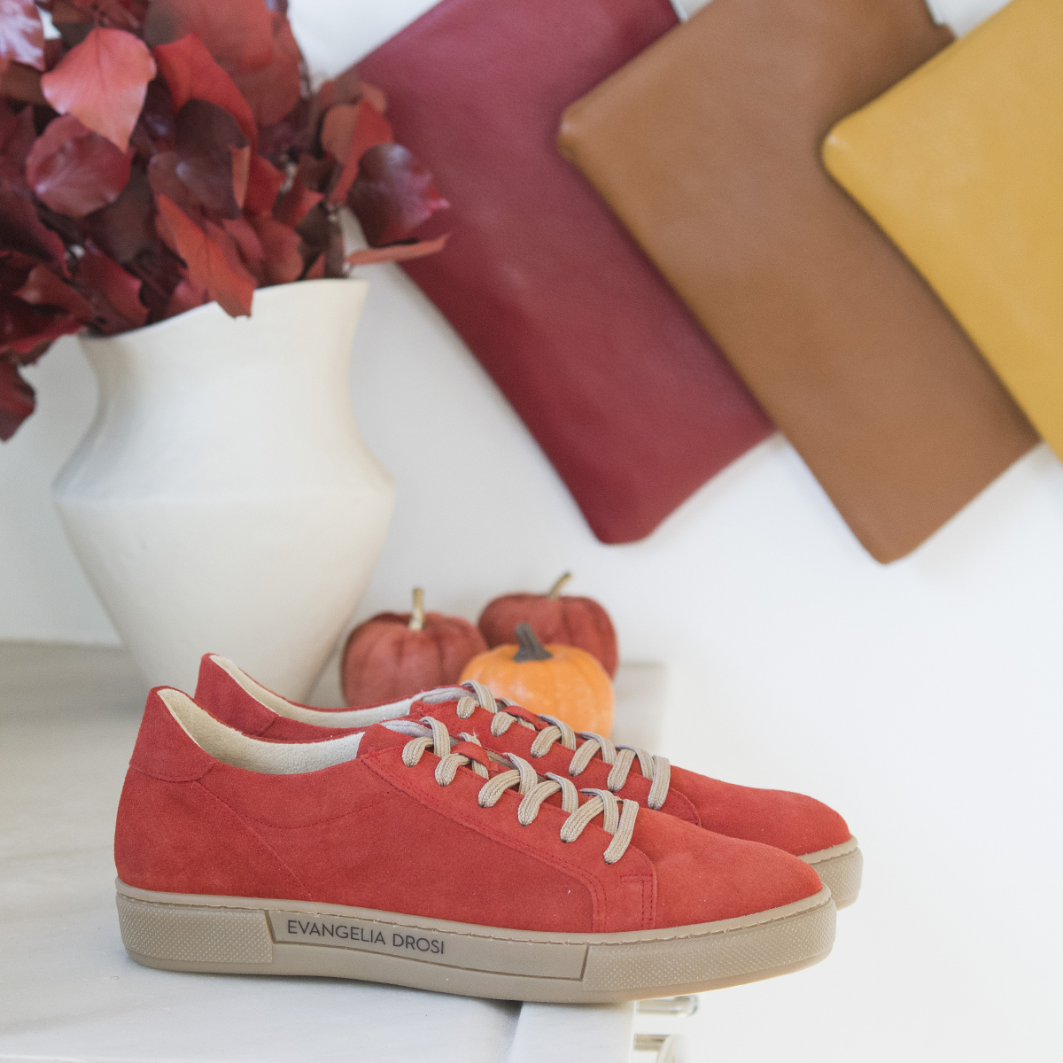 SNEAKERS SASHAY RED SUEDE