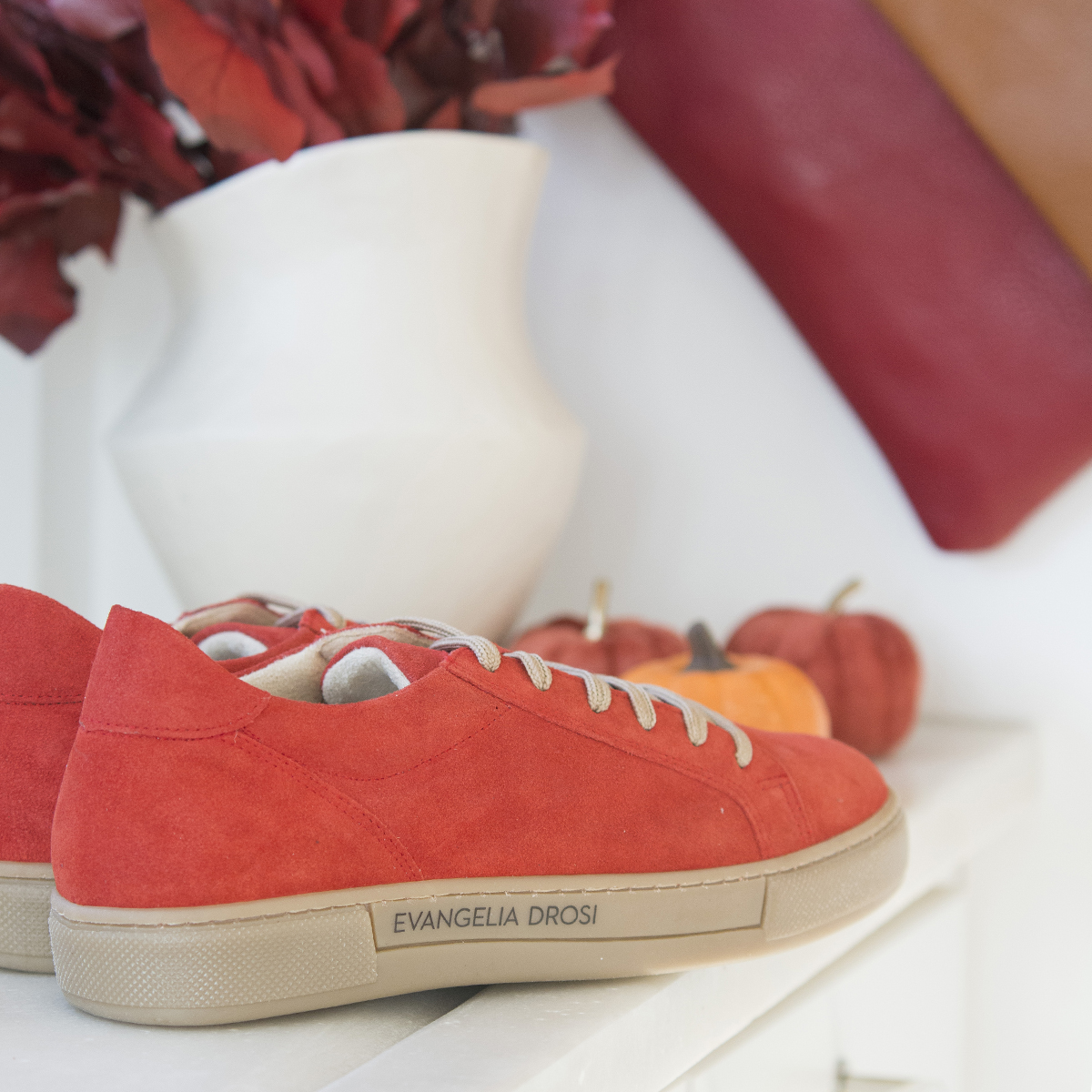 SNEAKERS SASHAY RED SUEDE