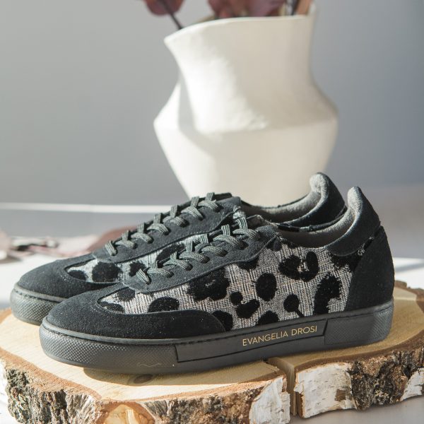 SNEAKERS ΜΑΥΡΑ PLAIT