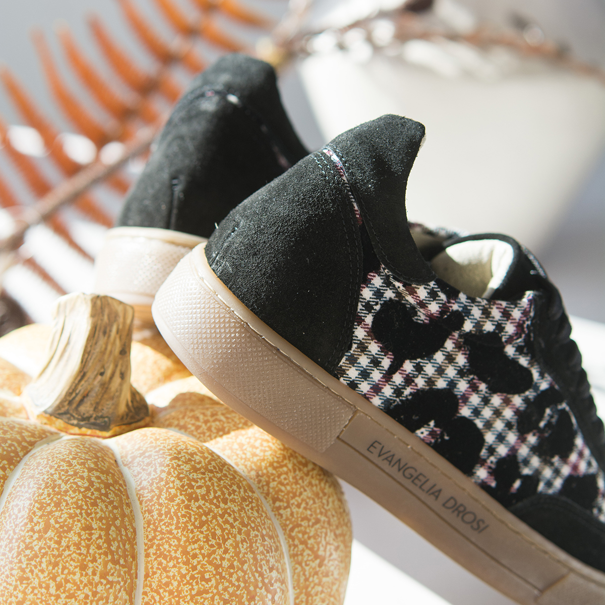 SNEAKERS LEOPAR PLAID