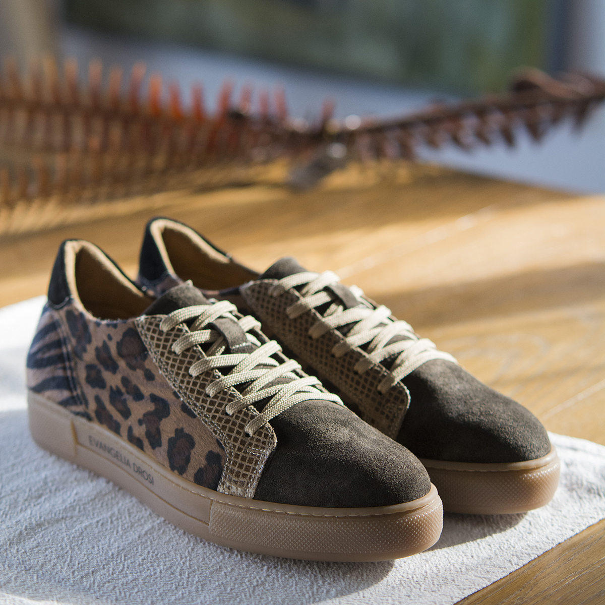 SNEAKERS BROWN LEOPAR
