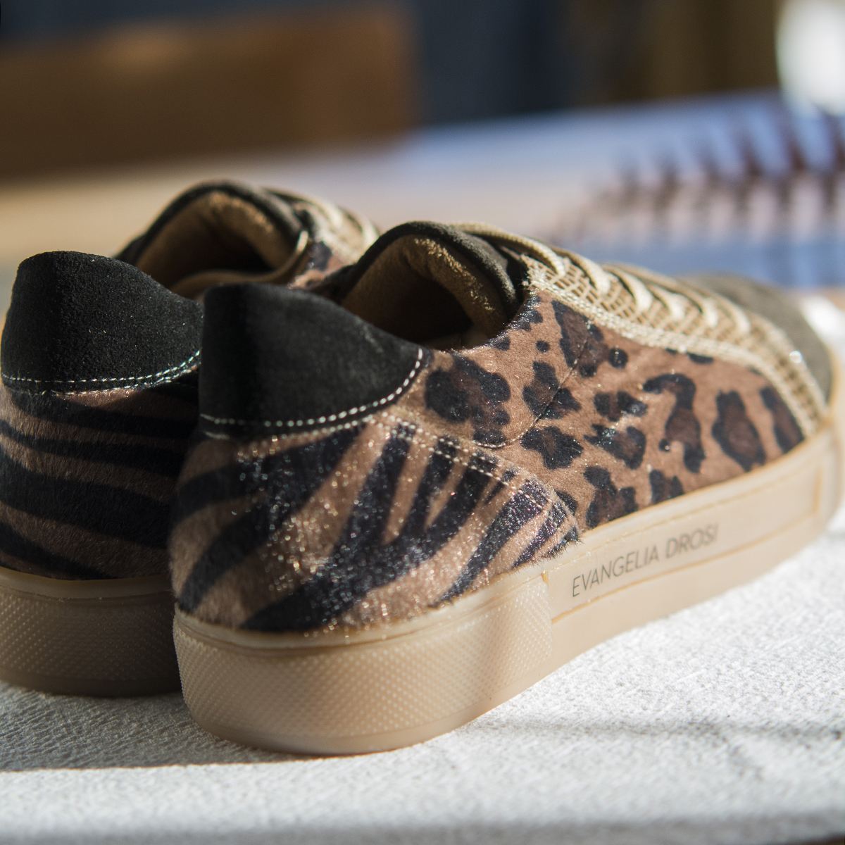 SNEAKERS BROWN LEOPAR