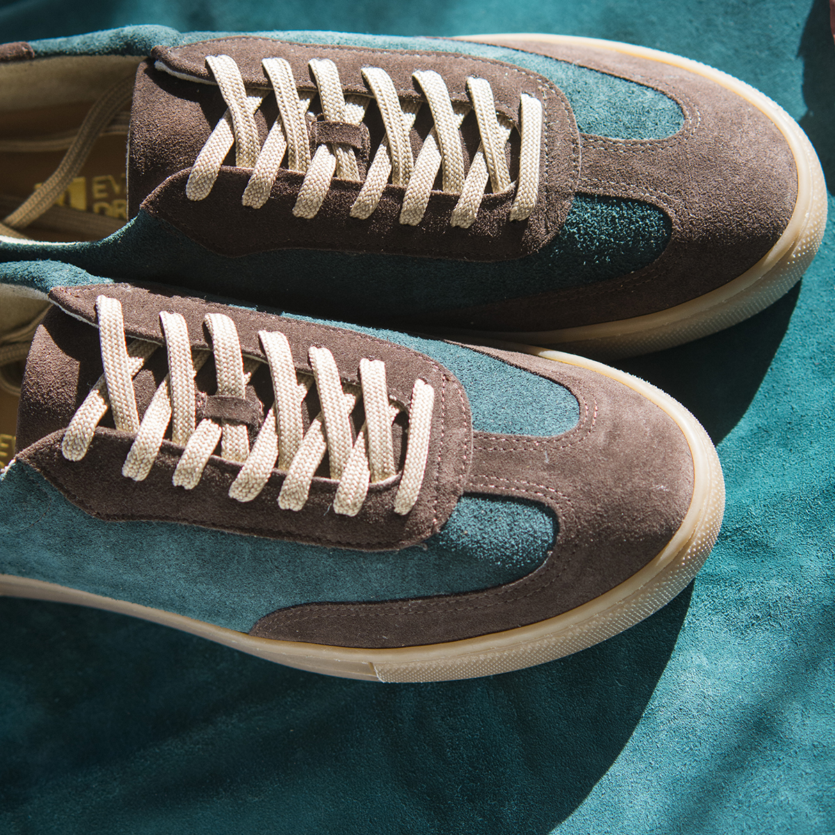 SNEAKERS BROWN-PETROL