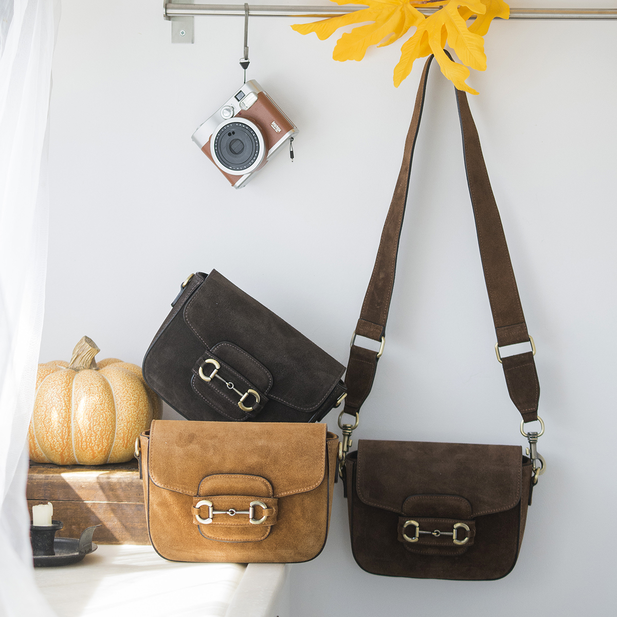 ΤΣΑΝΤΑ ΑΠΟ ΔΕΡΜΑ SUEDE MEDIUM