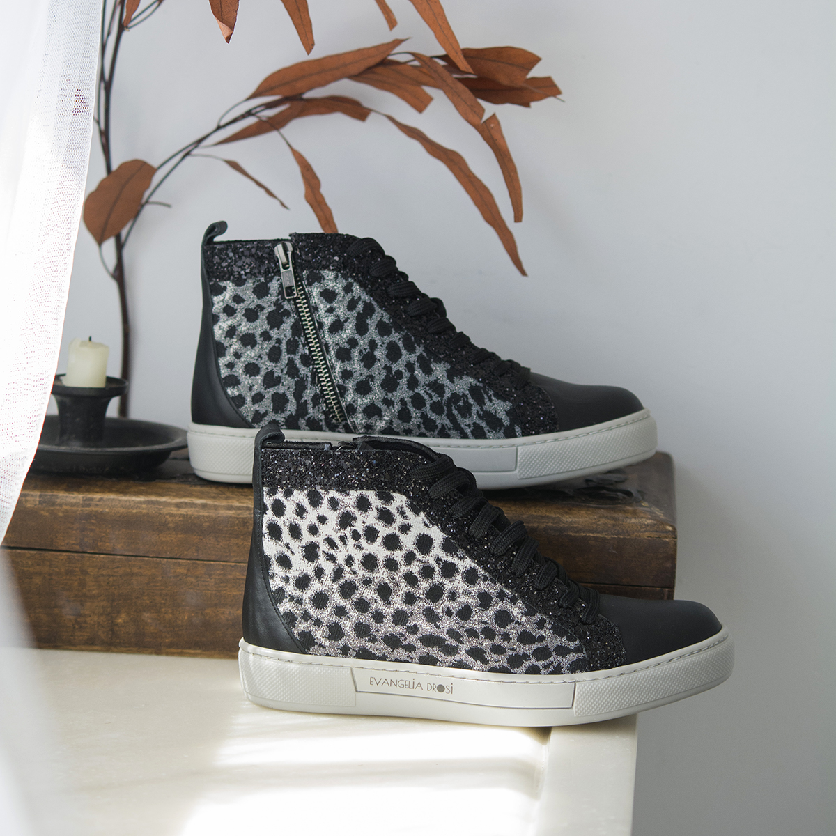 SNEAKERS BOOTS LEOPAR