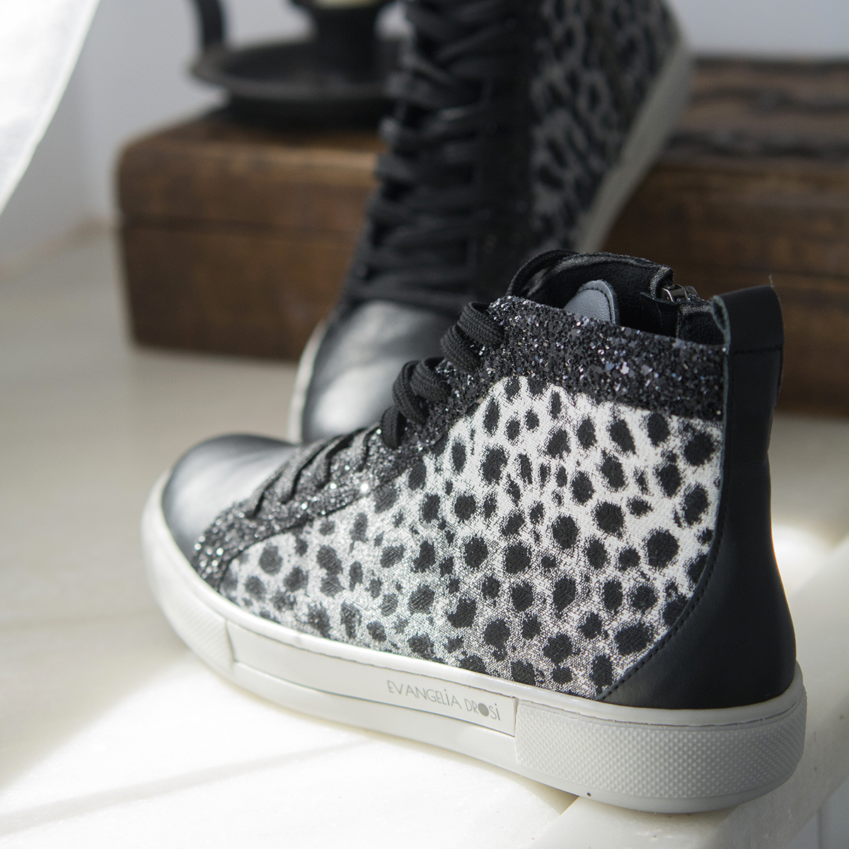 SNEAKERS BOOTS LEOPAR