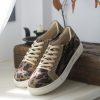 SNEAKERS BROWN ANIMAL