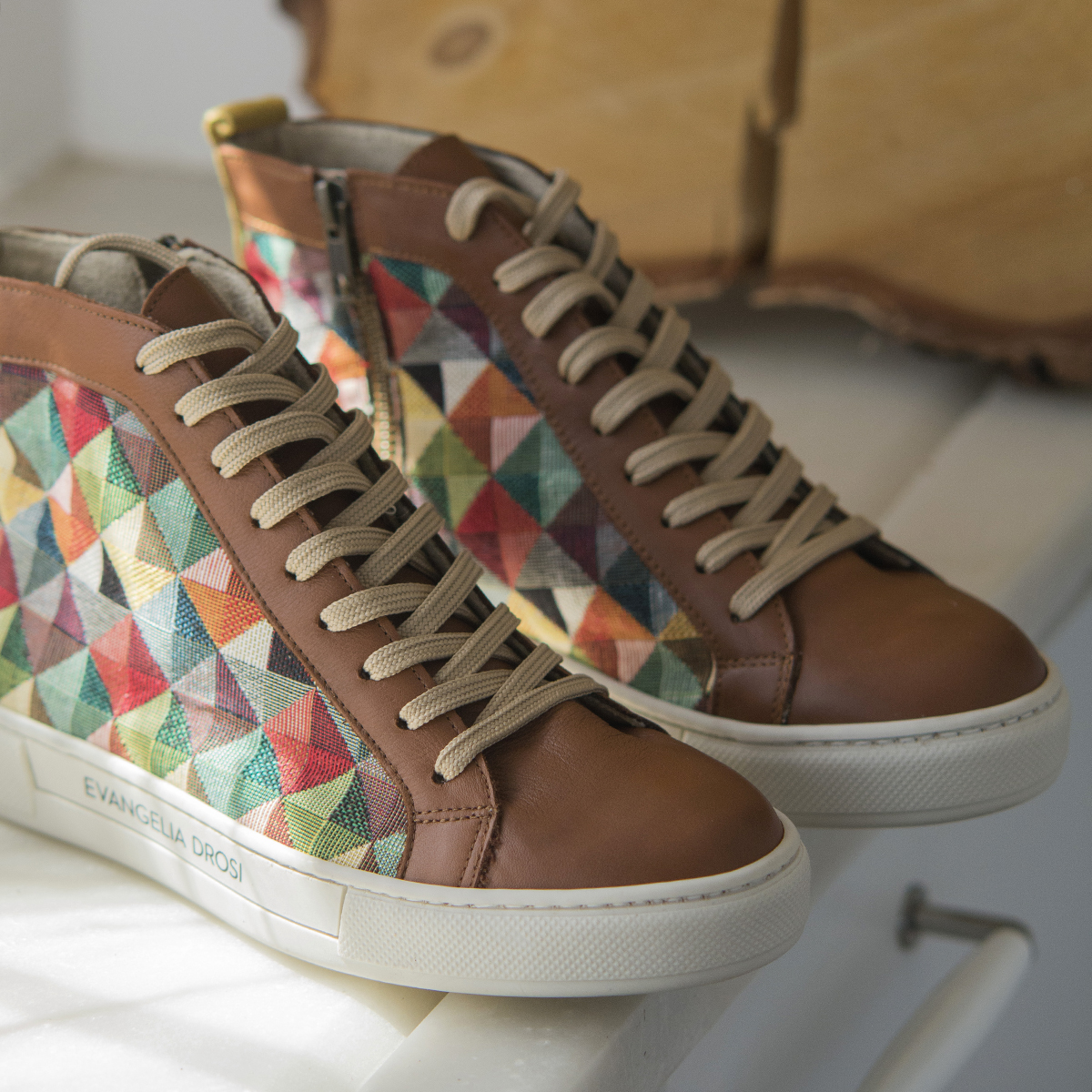 SNEAKERS BOOTS GEOMETRICS