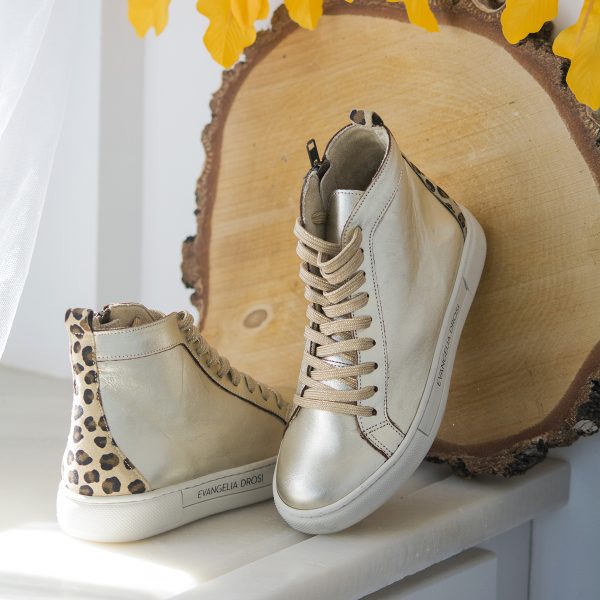 SNEAKERS BOOTS GOLD