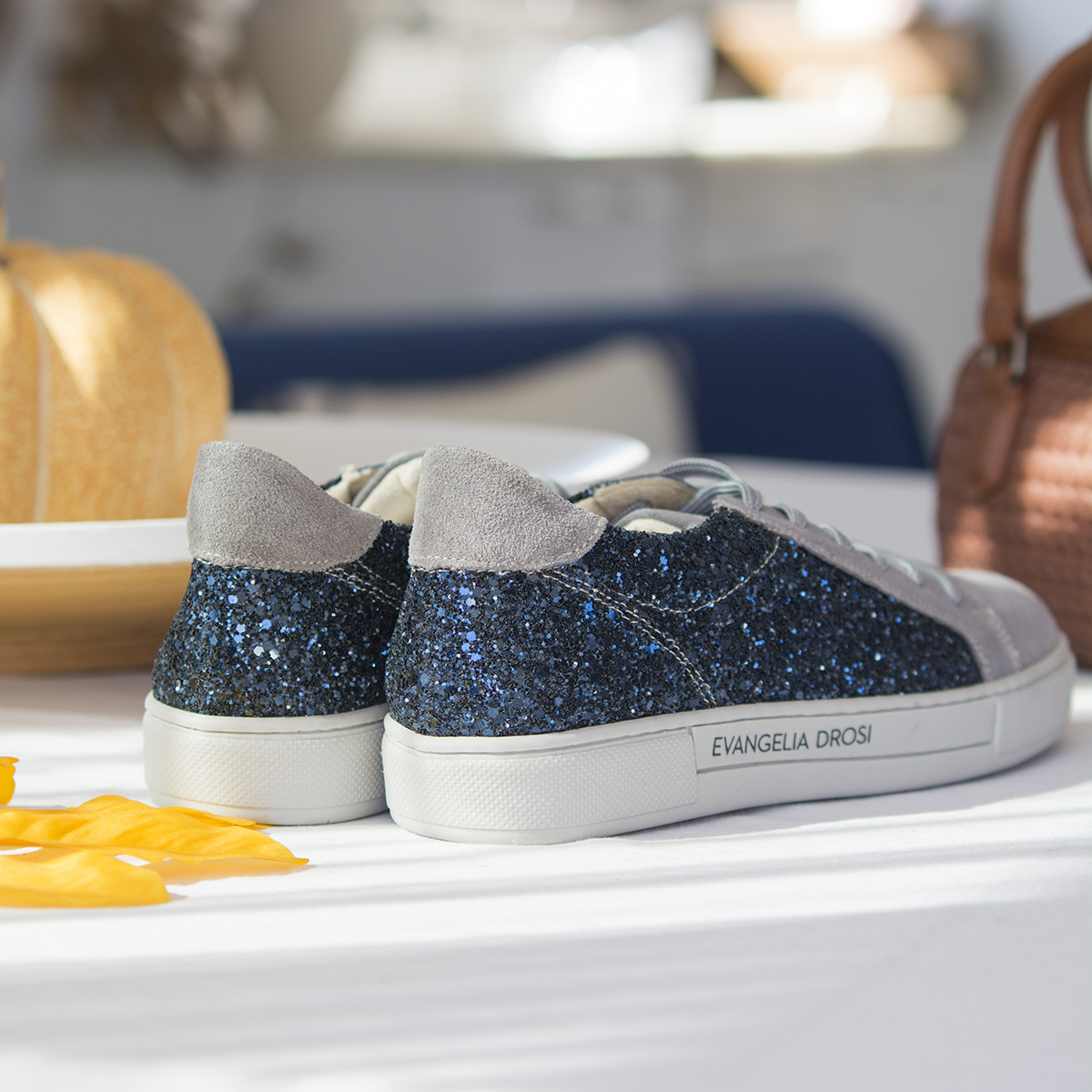 SNEAKERS BLUE/GLITTER