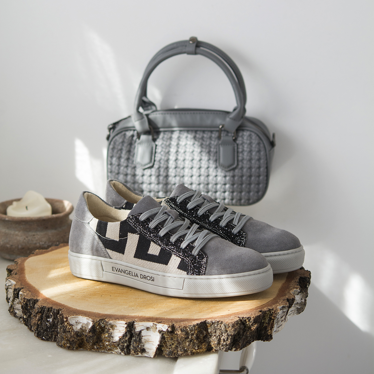 SNEAKERS GREY MAIANDROS