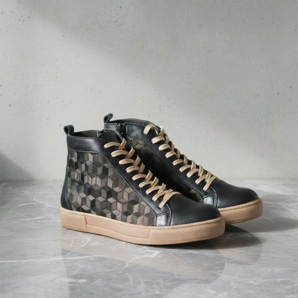 SNEAKERS BOOTS BLACK CUBE