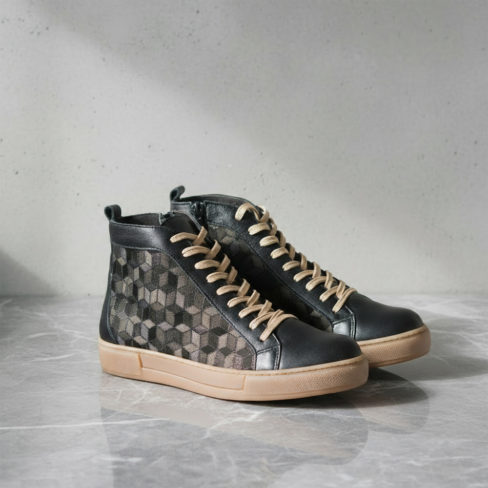 SNEAKERS BOOTS BLACK CUBE