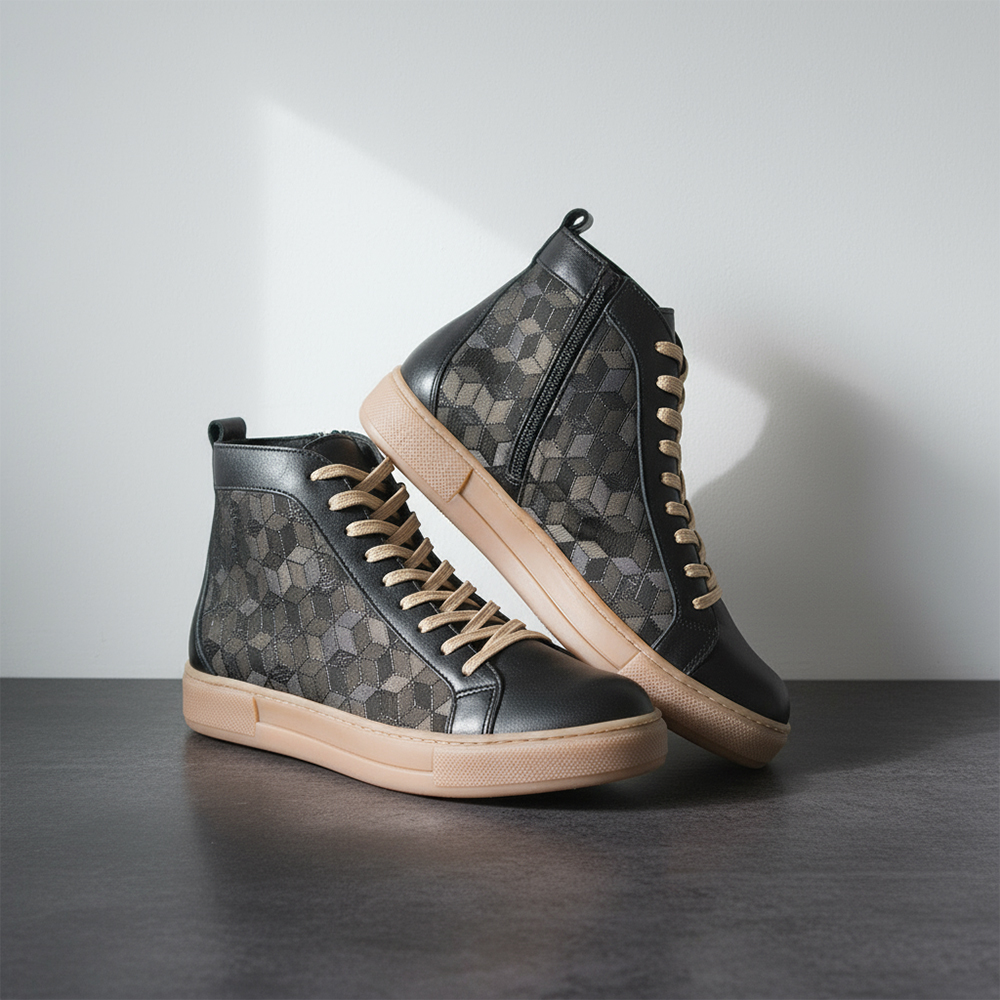 SNEAKERS BOOTS BLACK CUBE