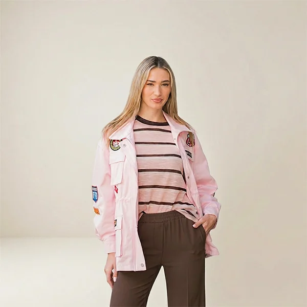 Oversized Jacket με Patches