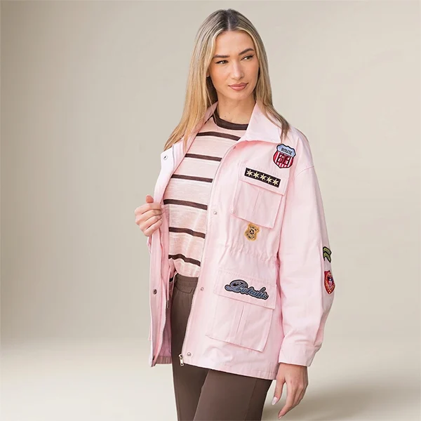 Oversized Jacket με Patches