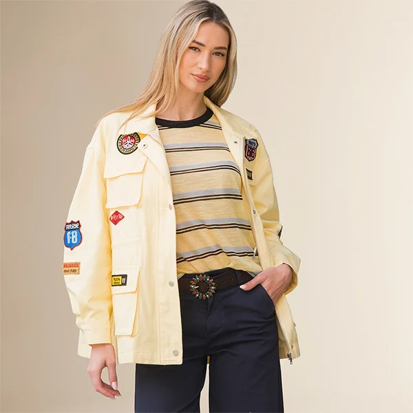 Oversized Jacket με Patches