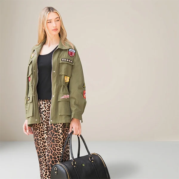 Oversized Jacket με Patches