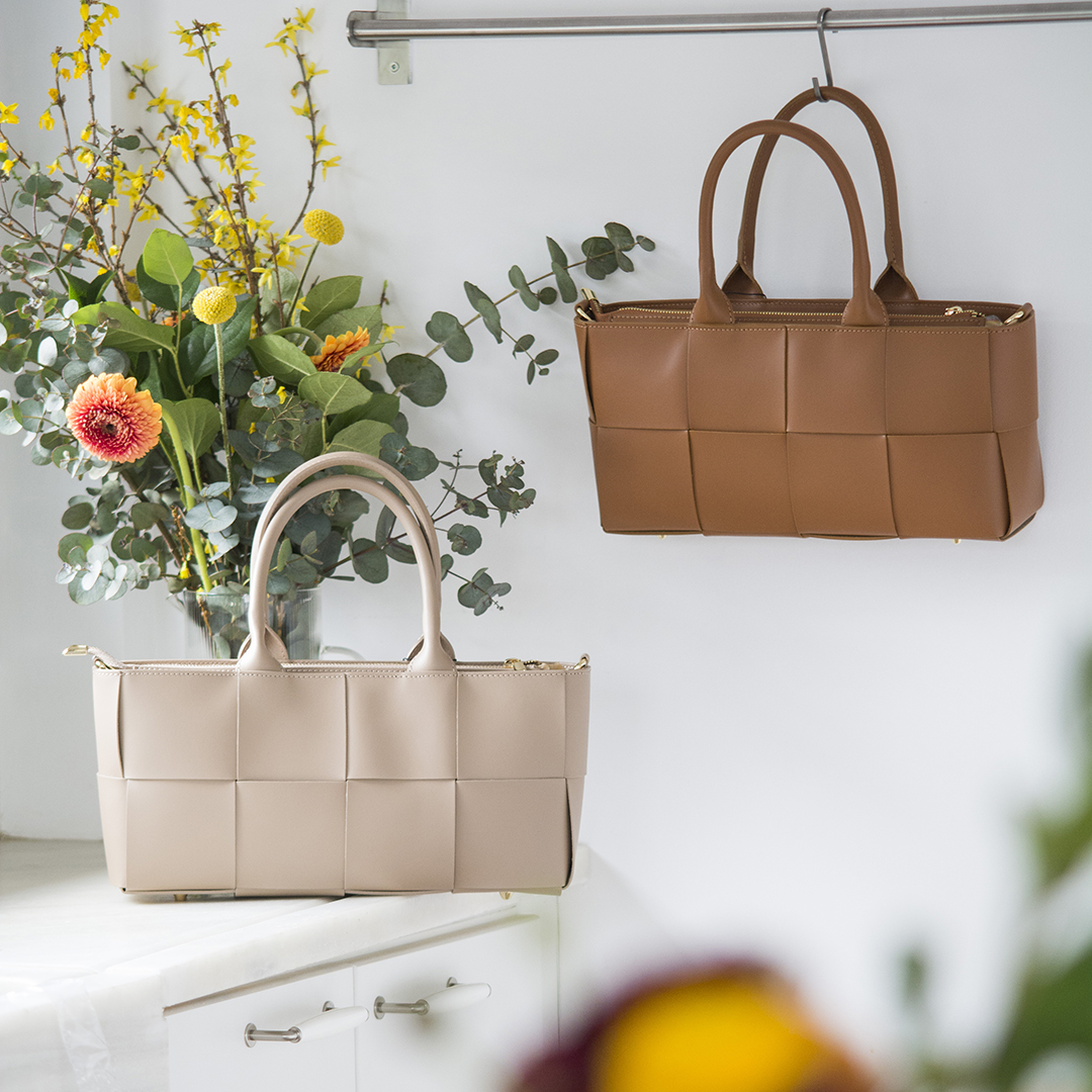 ΤΣΑΝΤΑ ΑΠΟ ΔΕΡΜΑ CUBE