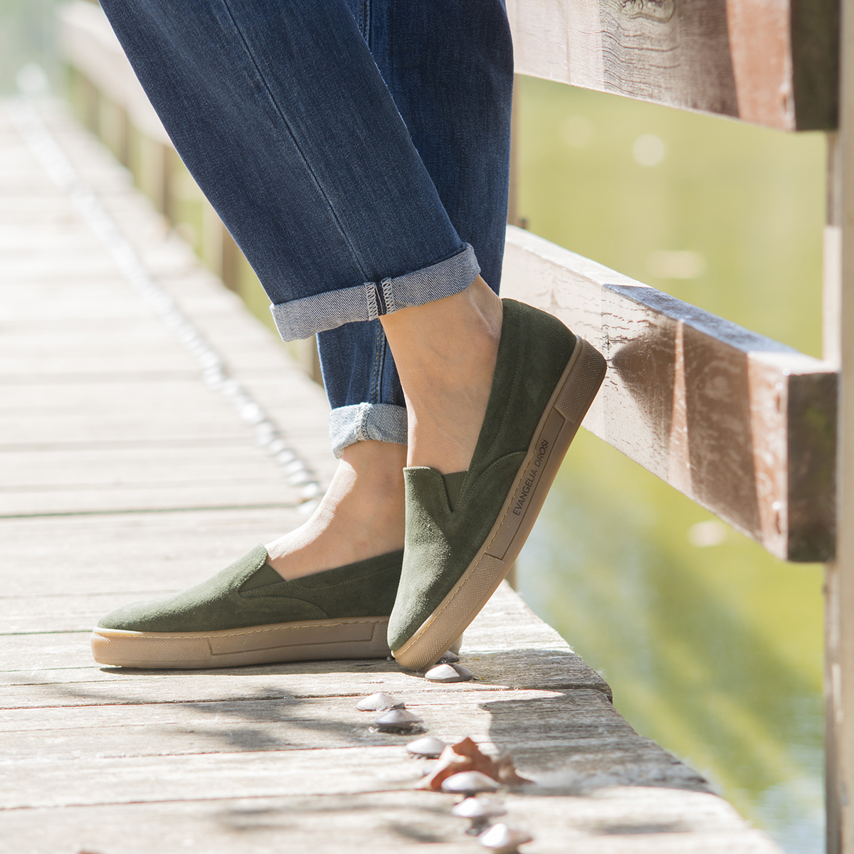 SNEAKERS SLIP ON SUEDE
