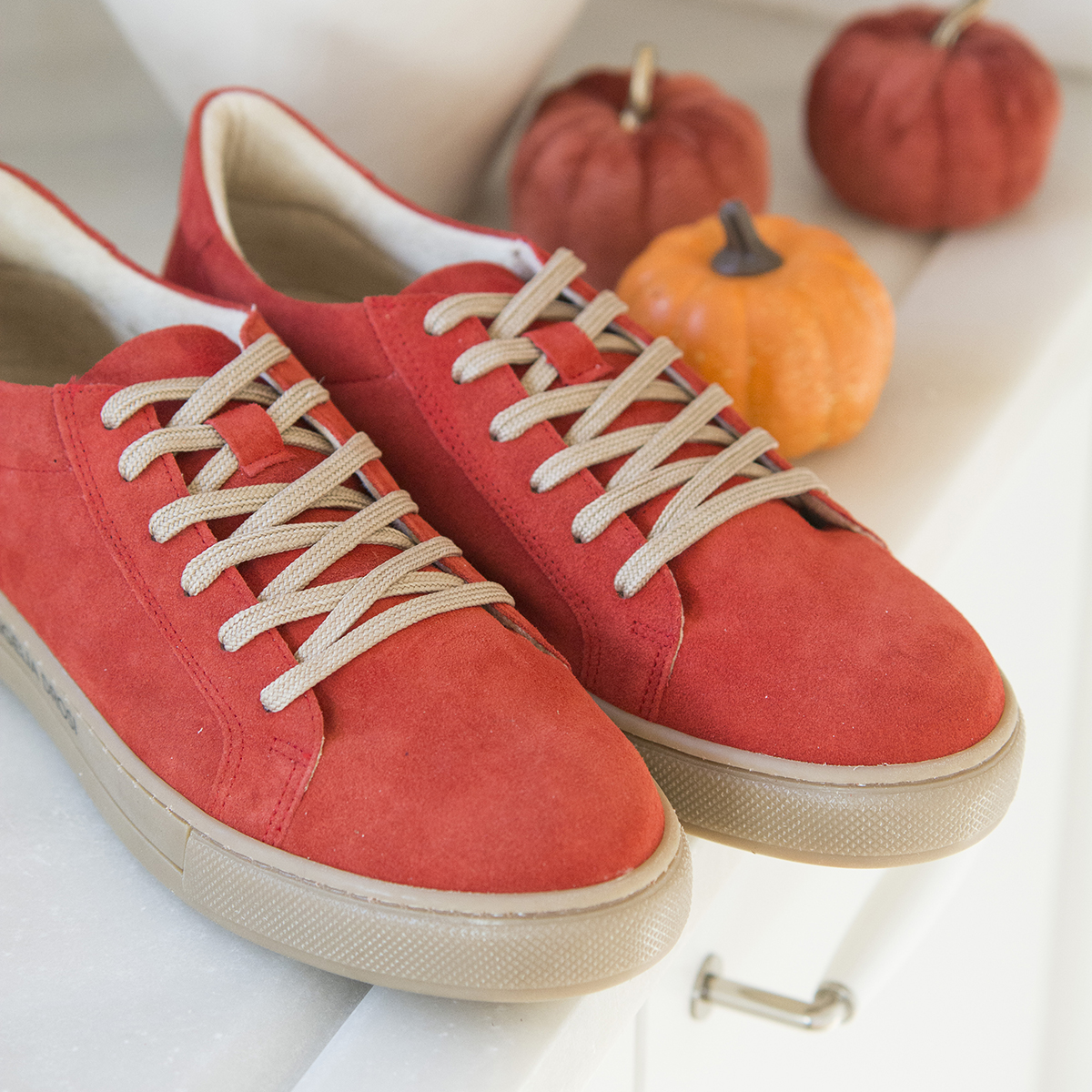 SNEAKERS SASHAY RED SUEDE