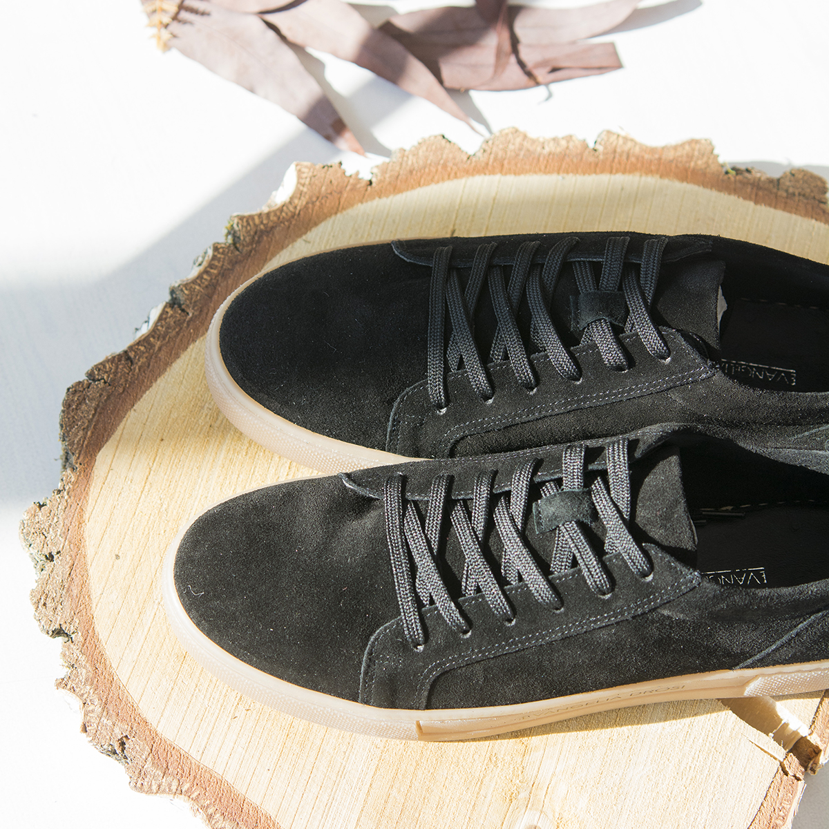 SNEAKERS ΜΑΥΡΑ SUEDE