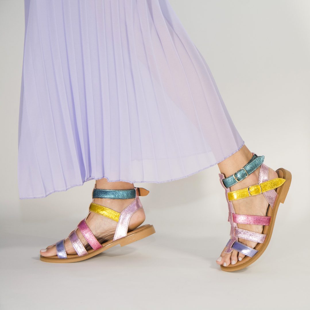 METALLIC COLORS SANDALS