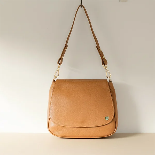 Γυναικεία Δερμάτινη Τσάντα Classic-Flap