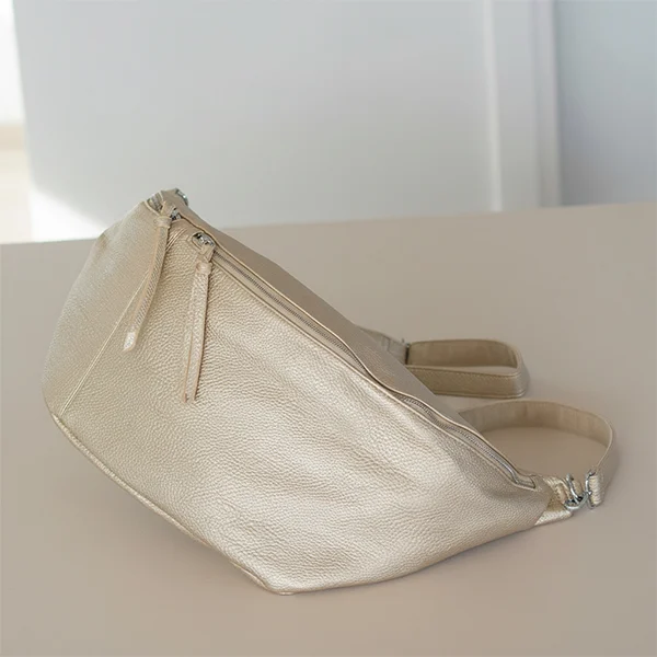 Γυναικεία Τσάντα Μπανάνα Oversized από Τεχνόδερμα