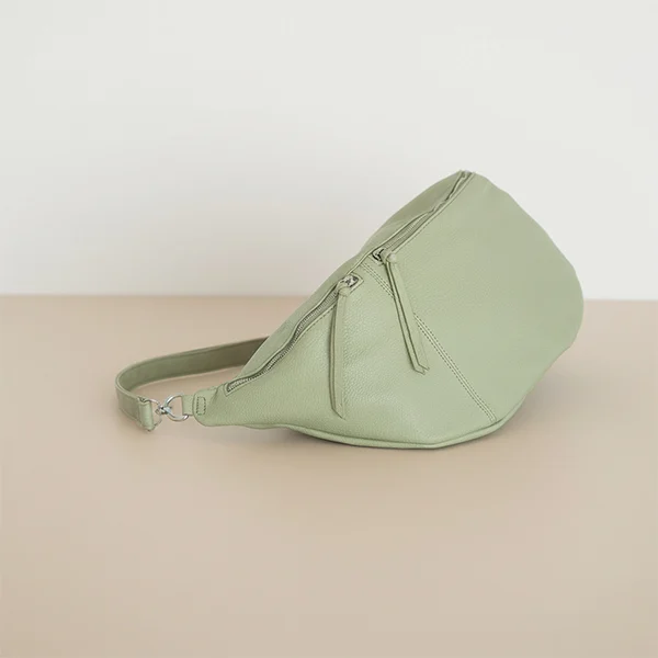 Γυναικεία Τσάντα Μπανάνα Oversized από Τεχνόδερμα