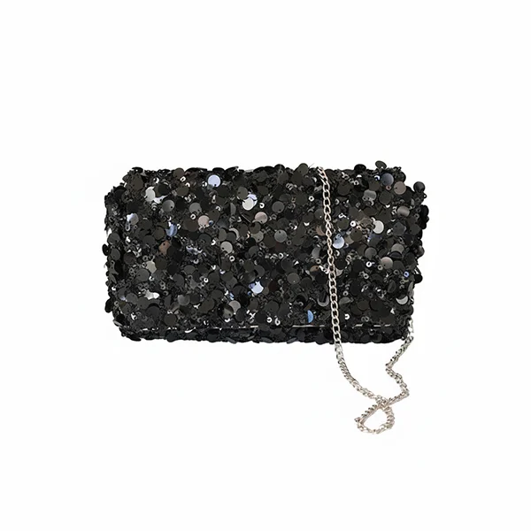 Γυναικείο Μαύρο Τσαντάκι με Παγιέτες