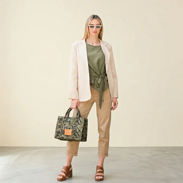 Tote Γυναικεία Τσάντα Camouflage